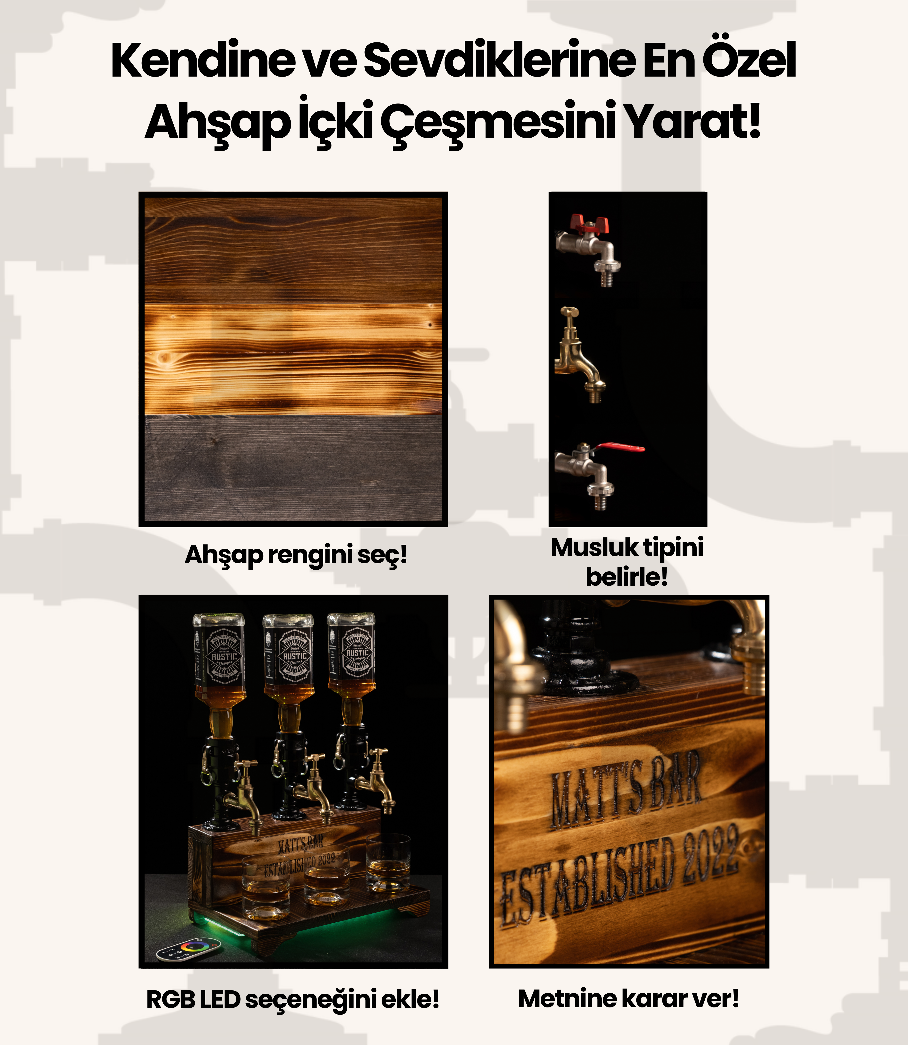 Özelleştirilebilir sıra dışı ürünleri hediye edebilirsin!!