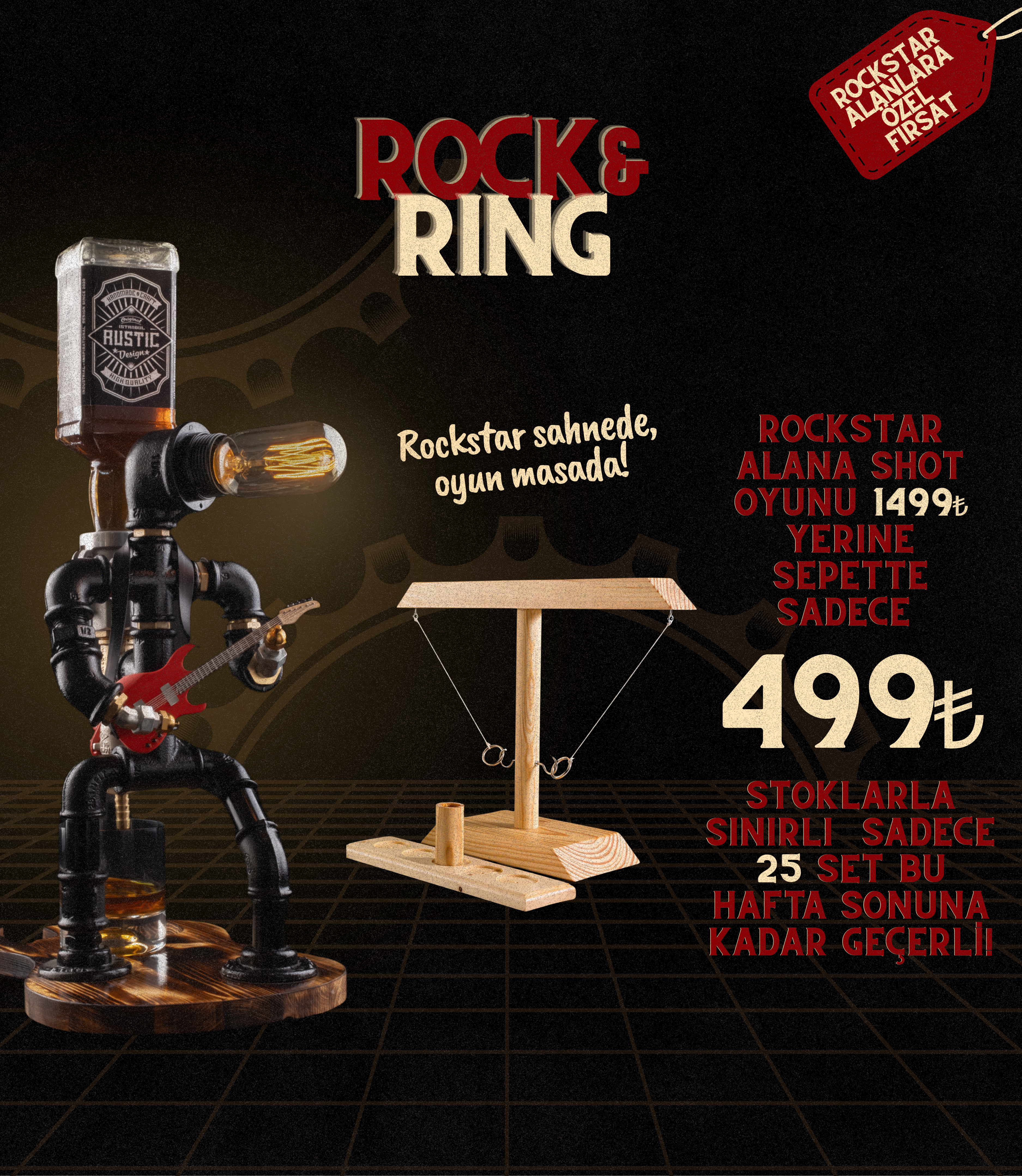 Rockstar ve masa oyunu. Şimdi bir arada sahip ol!!