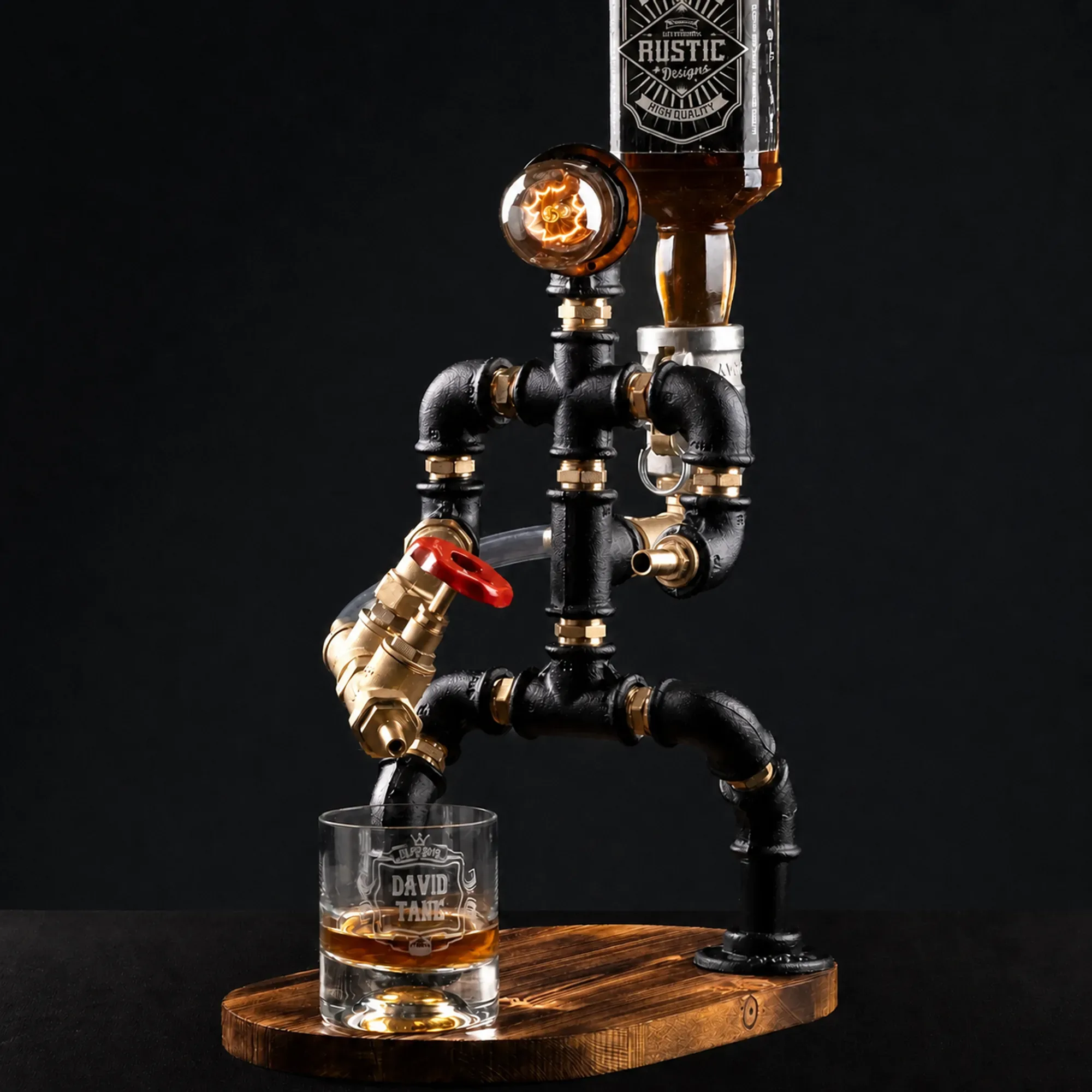 İtfaiyeci Personalized Figurine Liquor Dispenser