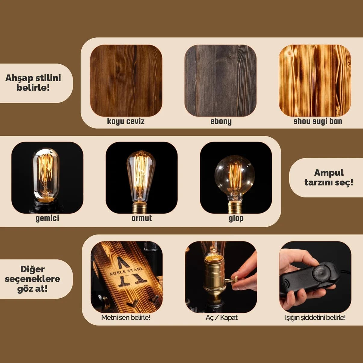 Adele's Organiser Night Lamp