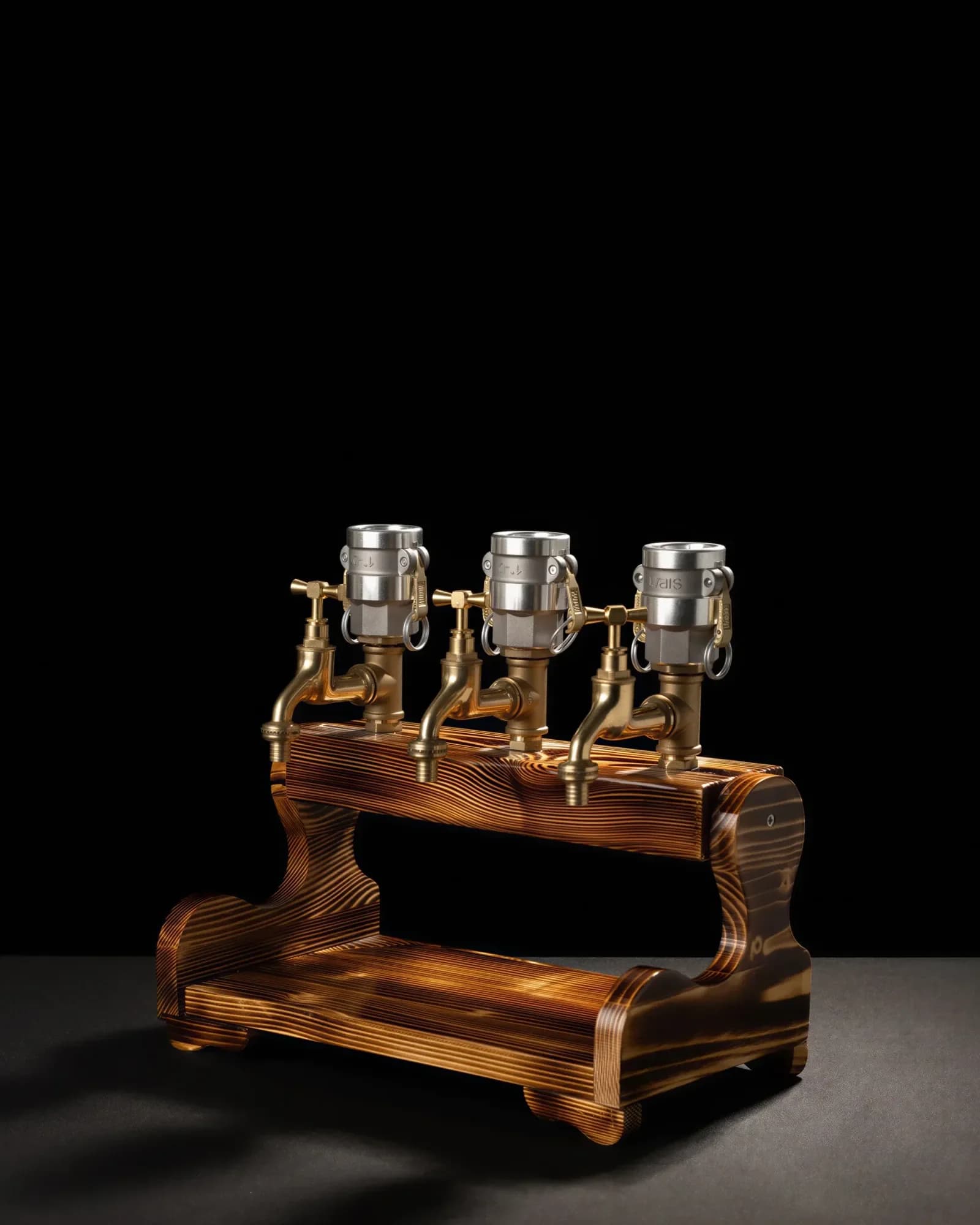 Shelf Personalized Wooden Drink Dispenser